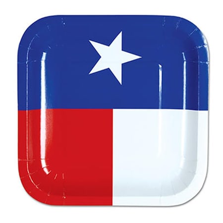 Goldengifts Texas Plates, 12PK GO2487373